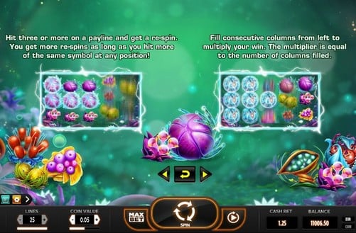 Аппарат Fruitoids - правила игры Правила игры в аппарате Fruitoids